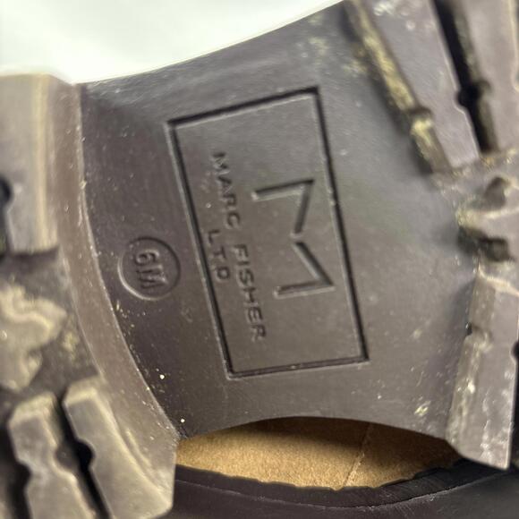 Marc Fisher LTD Nairy Hiking Ankle Boots Booties Lug Sole sz 6M - Picture 12 of 16